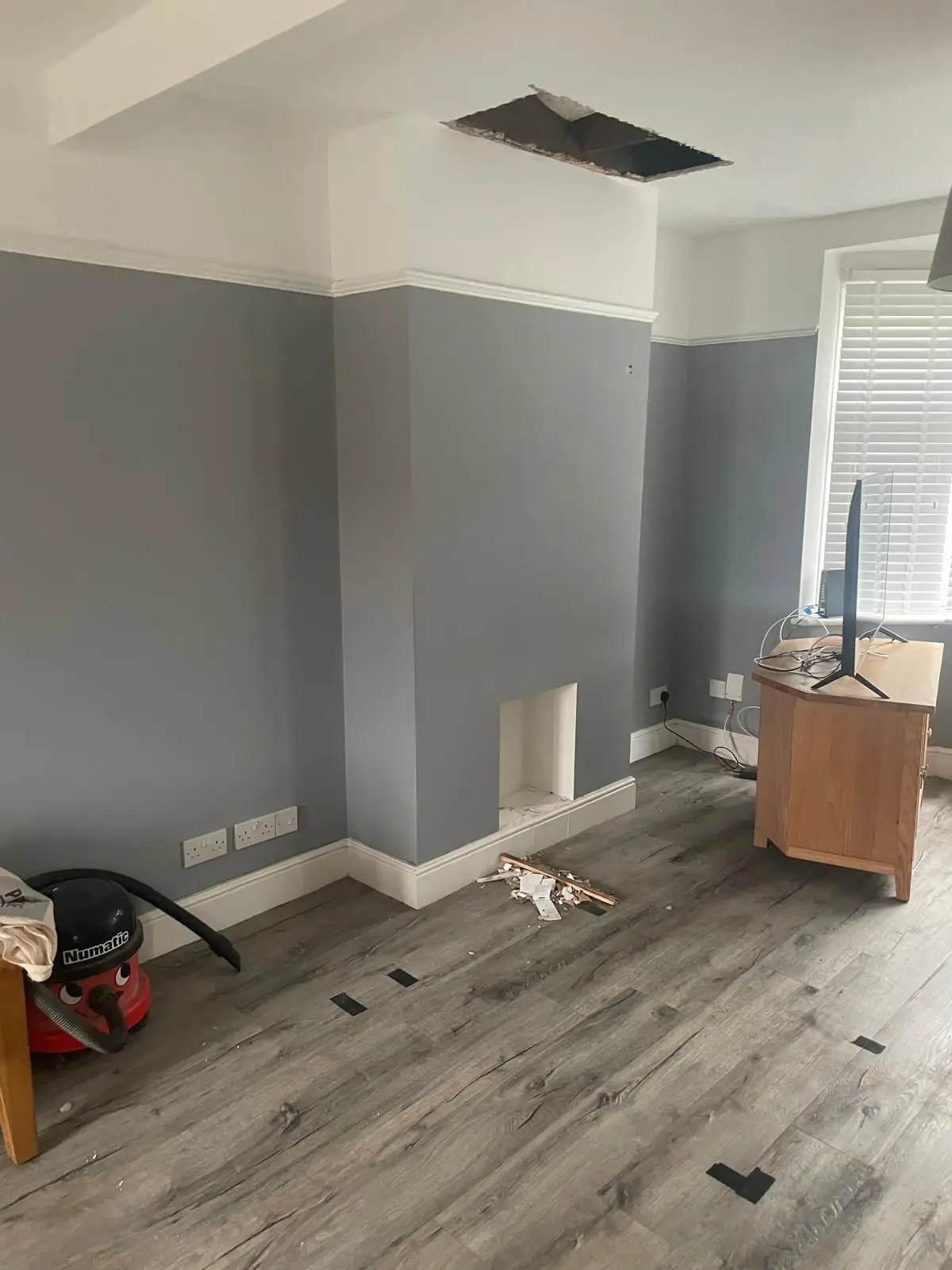 before chimney removal